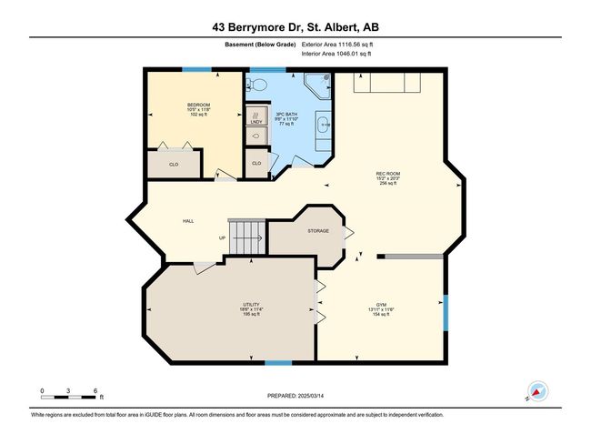 43 Berrymore Dr, House other with 5 bedrooms, 4 bathrooms and 2 parking in St. Albert AB | Image 54