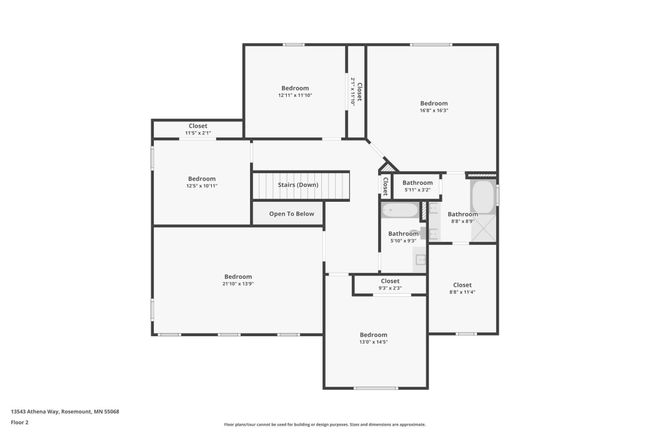 13543 Athena Way, House other with 5 bedrooms, 4 bathrooms and null parking in Rosemount MN | Image 47