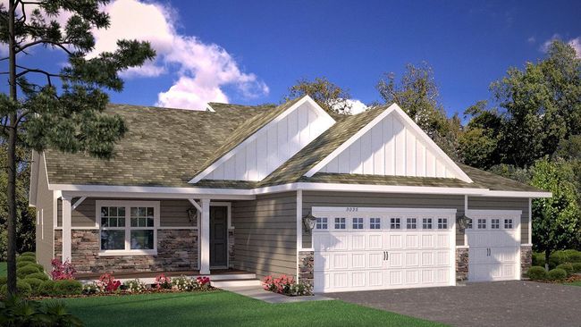 Finnegan C-Heartland Cottage with optional stone Artist Rendering. Options and colors may vary. See Sales Agent for details. | Image 44