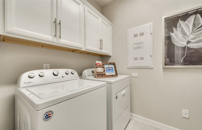 Airy laundry room *Photos of furnished model. Not actual home. Representative of floor plan. Some options and features may vary | Image 4