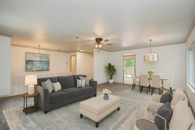 Virtually staged family room. | Image 11