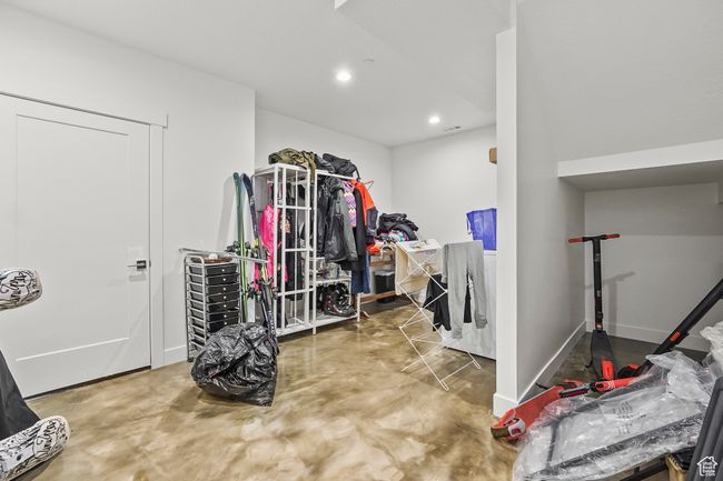 Laundry area featuring recessed lighting and baseboards | Image 31