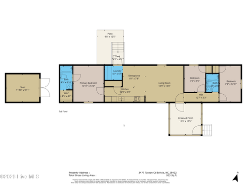 3477 Tarpon Ct Se, Bolivia, NC, 28422-7694 | Card Image