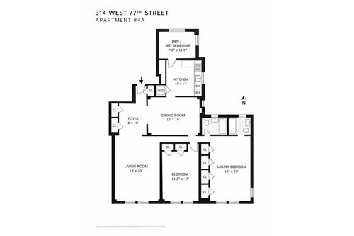 4a-314 W 77th Street, New York City, NY, 10024 | Card Image