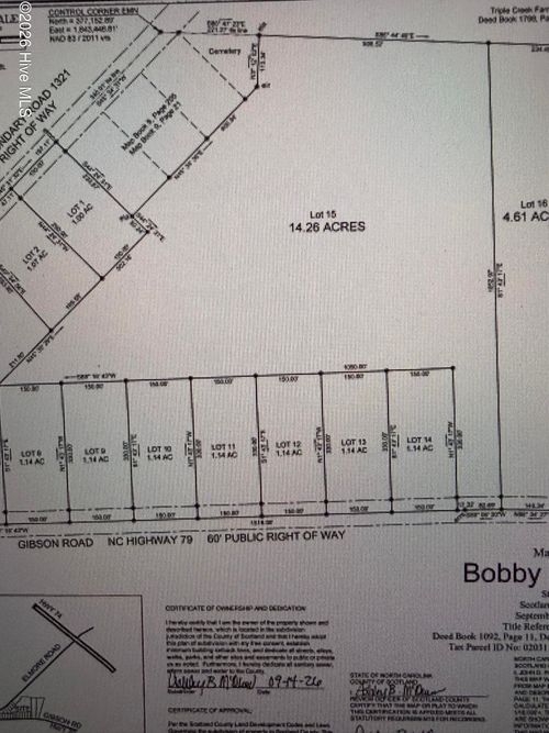 Lot 15 Tbd Gibson Rd, Laurinburg, NC, 28352 | Card Image