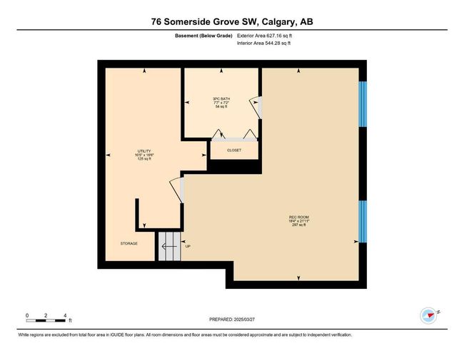 76 Somerside Grove Sw, House other with 3 bedrooms, 4 bathrooms and 4 parking in Calgary AB | Image 34