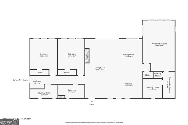 177 Hancock Way, House other with 3 bedrooms, 2 bathrooms and 3 parking in Baldwin GA | Image 53