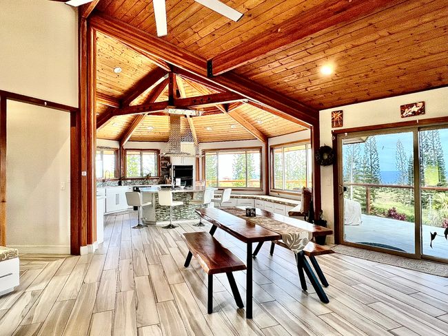 Spectacular view from dining room to deck & kitchen! | Image 6