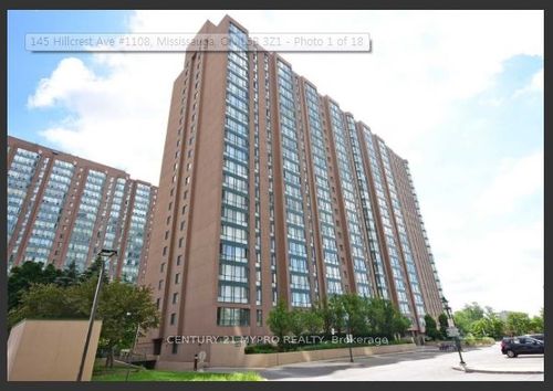1108-145 Hillcrest Avenue, Mississauga, ON, L5B3Z1 | Card Image