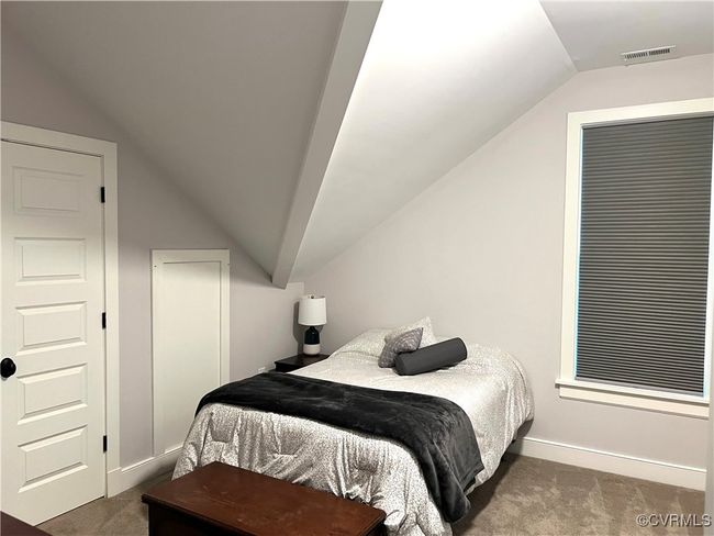 Bedroom 4 with carpet and vaulted ceiling | Image 24
