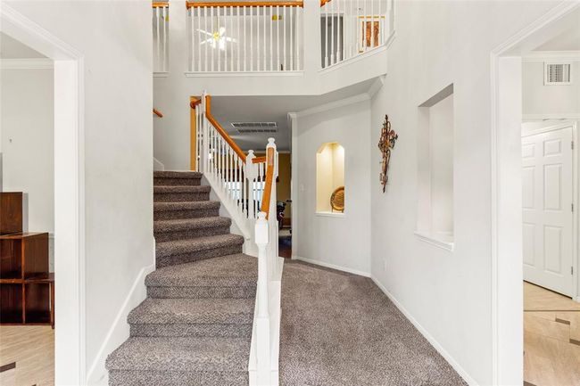 Entrance with High Ceiling- Formal Dining to Right, Office to Left, Living room straight ahead | Image 5