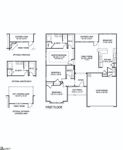 LOT-152 - 331 Cypress Hollow Trail, House other with 3 bedrooms, 2 bathrooms and 2 parking in Piedmont SC | Image 2