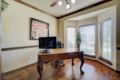 Office area featuring hardwood floors | Image 3