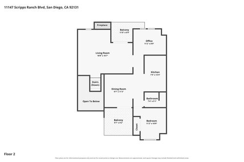 11147 Scripps Ranch Blvd, San Diego, CA, 92131-1825 | Card Image