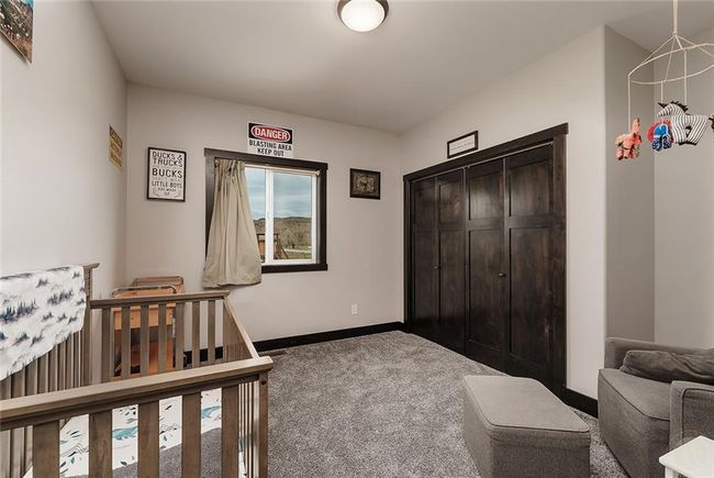 Bedroom 3, 9 ft ceiling, carpeted, alder doors and trim | Image 15