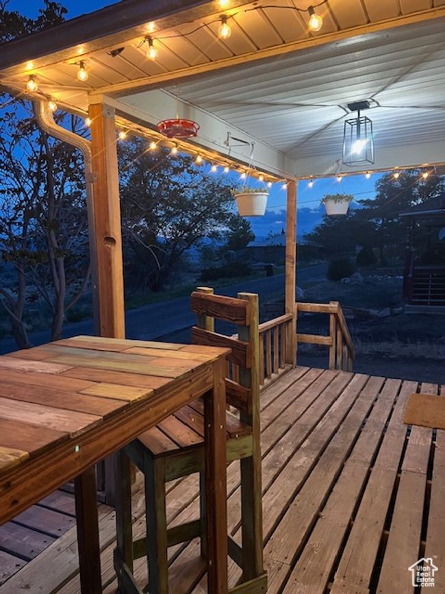 Wooden terrace and western evening view | Image 27