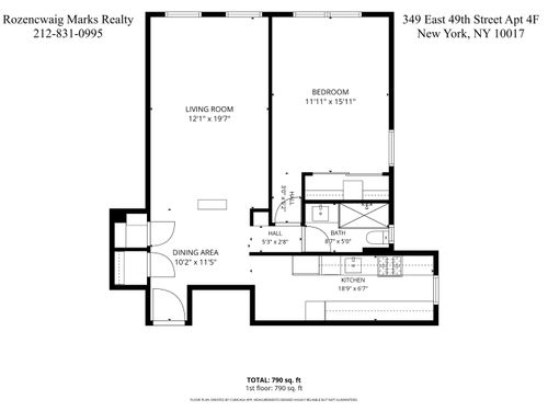 4f-349 E 49th St, New York, NY, 10017-1638 | Card Image