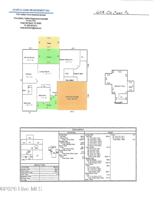 609 Ox Cart Pl, Sunset Beach, NC, 28468-4491 | Card Image