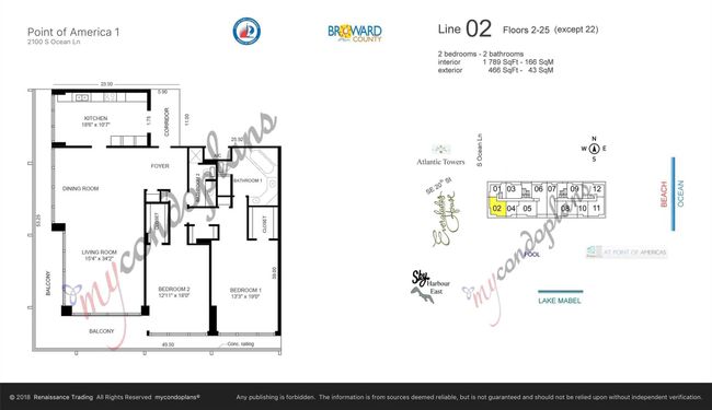 APT-1502 - 2100 S Ocean Ln, Condo with 2 bedrooms, 2 bathrooms and null parking in Fort Lauderdale FL | Image 16