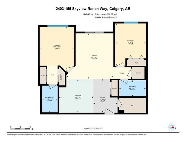 2403 - 155 Skyview Ranch Way Ne, Condo with 2 bedrooms, 2 bathrooms and 1 parking in Calgary AB | Image 31