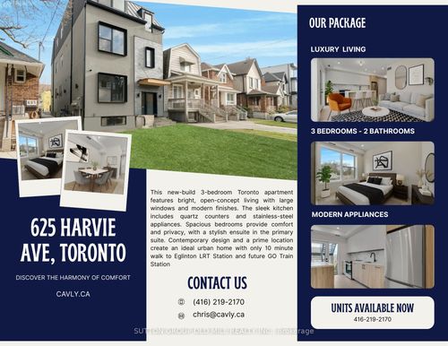 01-625 Harvie Avenue, York, ON, M6E4M4 | Card Image