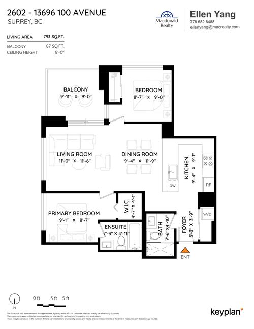 2602-13696 100 Ave, Surrey, BC, V3T0L5 | Card Image