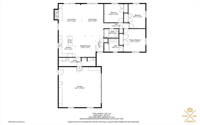 306 Wesley Ave, House other with 3 bedrooms, 2 bathrooms and 2 parking in Savoy IL | Image 38