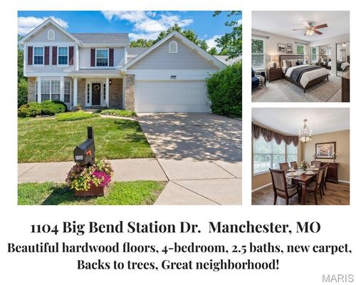 1104 Big Bend Station Dr, Manchester, MO, 63088-1431 | Card Image