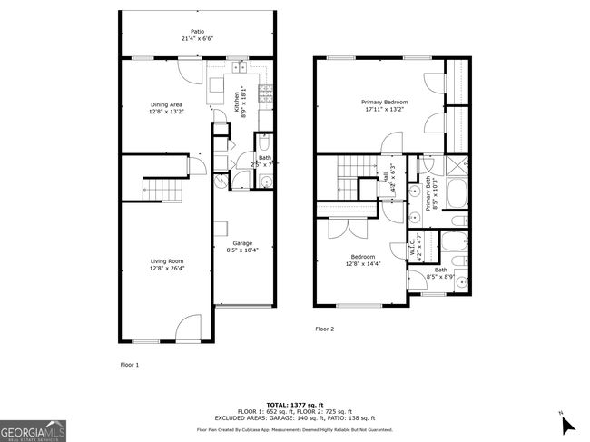 820 Ash St, House other with 2 bedrooms, 3 bathrooms and 1 parking in Canton GA | Image 44