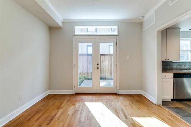 Dining room has access to the patio. | Image 7