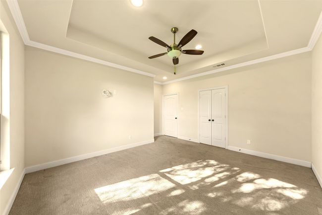 Another view of Master Bedroom and ensuite master bathroom behind those double doors! | Image 20