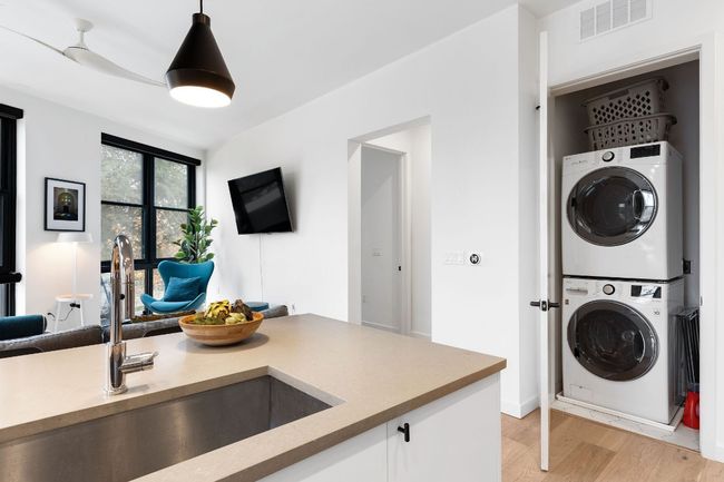 Stacked washer/dryer in unit! | Image 16