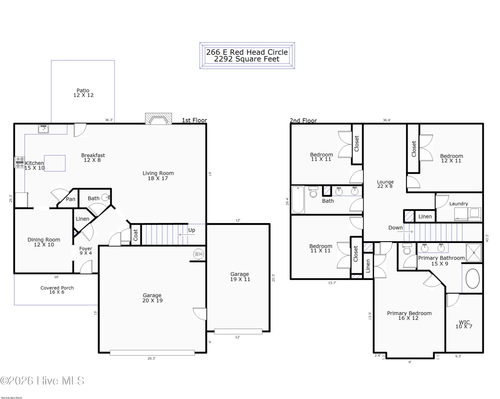 266 E Red Head Cir, Sneads Ferry, NC, 28460-8326 | Card Image