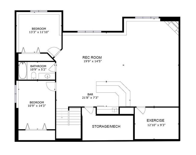 Lower Level Floor Plan - 25259 Galaxy Ave | Image 70