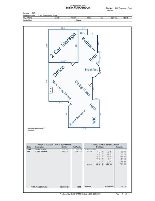 2307 Promontory Pt, Plano, TX, 75075-3575 | Card Image