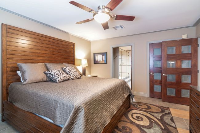 Bedroom #1 looking toward ensuite bath. | Image 5