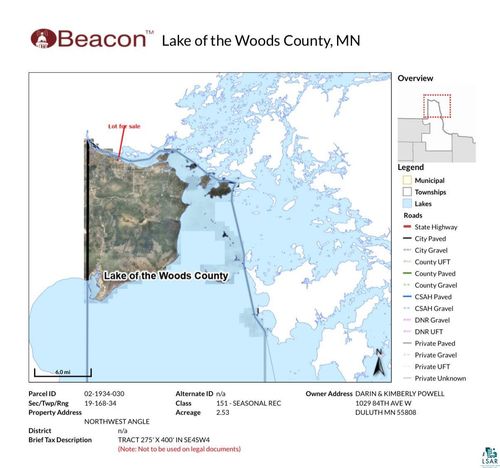 176xx Prothero Dr Nw, Angle Inlet, MN, 56711 | Card Image