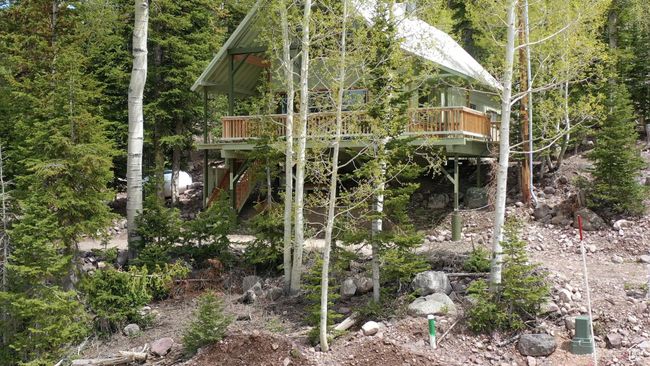 View of outbuilding with a wooded view | Image 68
