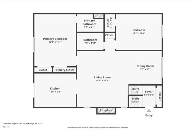 304 Forest Ridge Dr, Townhouse with 2 bedrooms, 2 bathrooms and 2 parking in Pittsburgh PA | Image 32