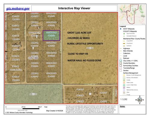 308-12-513 N Colorado Road, Chloride, AZ, 86431 | Card Image