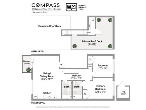 ph4-3 Ridgewood Pl, Brooklyn, NY, 11237-4495 | Card Image