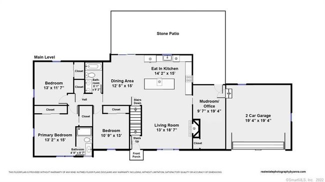 Main level and 2 car garage. | Image 38