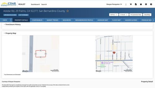 6453 Adobe Rd, 29 Palms, CA, 92277-2605 | Card Image