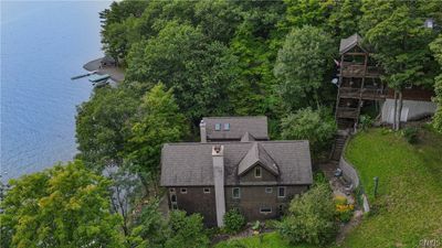 Bird's eye view of the main house & guest house. | Image 3