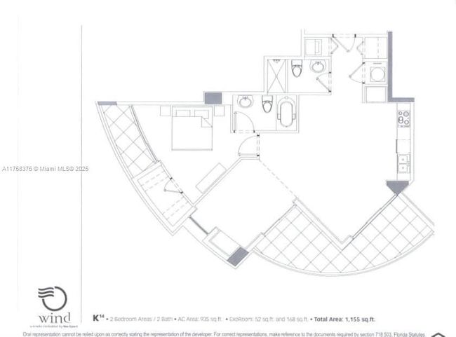 APT-2314 - 350 S Miami Ave, Condo with 2 bedrooms, 2 bathrooms and null parking in Miami FL | Image 19