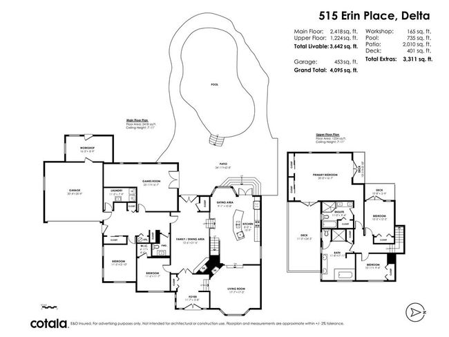 515 Erin Place, House other with 5 bedrooms, 2 bathrooms and 8 parking in Delta BC | Image 37