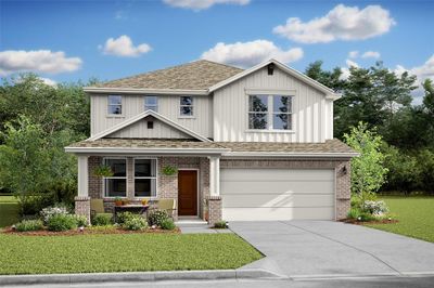 Stunning Zambezi II design by K. Hovnanian Homes with elevation TA in beautiful Cypress Point. (*Artist rendering used for illustration purposes only.) | Image 1