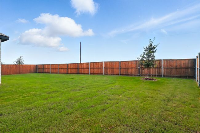 View of fenced backyard | Image 32