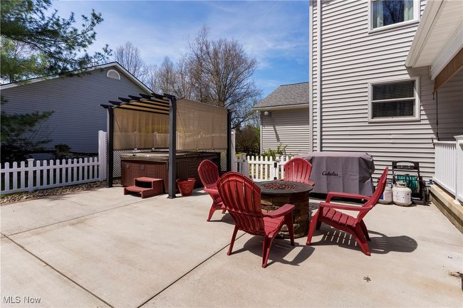 View of patio with hot tub and pergola | Image 41