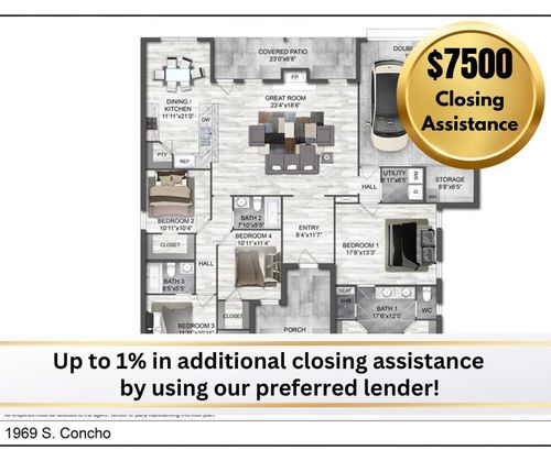 1969 S Concho Dr, San Angelo, TX, 76904-7911 | Card Image